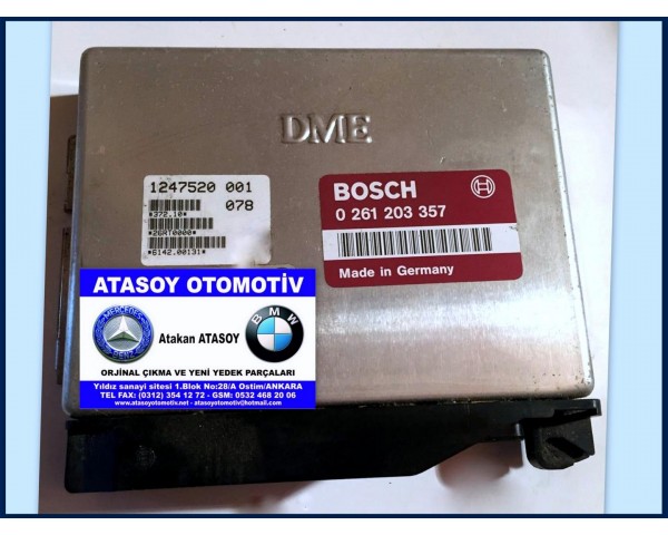 BMW E36 318İS MOTOR BEYNİ BOSCH 0261203357 BMW 1247520 BMW 1743252 BMW 1247878 BMW 12141247520 BMW 12141743252 BMW 12141247878 M42